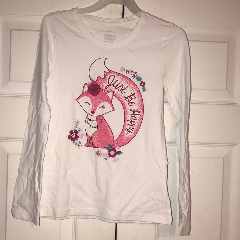 Girl’s Faded Glory Glittered Tee